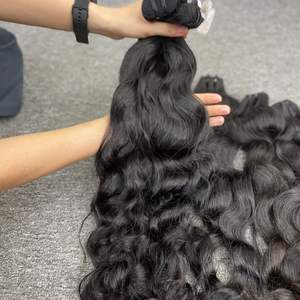 BLACK FRIDAY Real sin procesar crudo chino Natural suelto onda profunda Remy virgen cabello humano trama doble paquete dibujado - Product Image 1