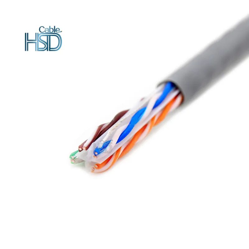 Fábrica OEM Cat7 Cat6A Cat5e Cabo Lan Exterior Interior Utp Ethernet Cat6 305m Cabo Cabo Cabo De Rede