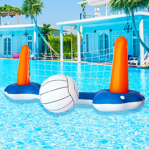 Juego de natación flotante para niños y adultos, flotador inflable de voleibol y piscina de baloncesto - Product Image 4