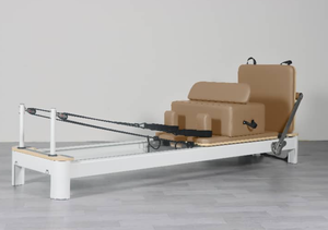 Máquina de Pilates Reformer de Aleación de Aluminio Blanca, Cama de Pilates Reformer - Product Image 3