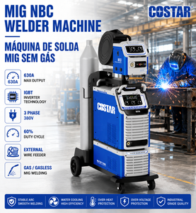 Máquina de Soldar 2 en 1 Flux Core <span class=keywords><strong>Mig</strong></span> y Stick, 600 <span class=keywords><strong>Mig</strong></span> 1.6, Máquina de Soldar NBC Arc Fcaw <span class=keywords><strong>Mig</strong></span> 630 - Product Image 4