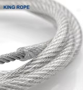 <span class=keywords><strong>Cable</strong></span> <span class=keywords><strong>de</strong></span> <span class=keywords><strong>Acero</strong></span> Galvanizado en Caliente con Recubrimiento <span class=keywords><strong>de</strong></span> PVC/PU, JIS DIN EN 7X19 6X36 1960MPA, <span class=keywords><strong>para</strong></span> <span class=keywords><strong>Gimnasio</strong></span>, Cuerda <span class=keywords><strong>de</strong></span> Elevación, Tirolina - Product Image 2
