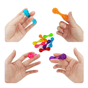 Juguete de fitness para los dedos Begleri de plástico, para aliviar el estrés, cuentas de hueso para el dedo, descompresión para escritorio de oficina, personalizado, portátil - Product Image 1