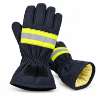 Gants de pompier ignifuges, résistants au feu, isolants haute température, fabriqués en Chine, compatibles avec les pompiers