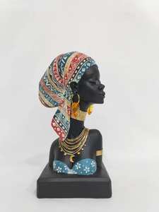 Fornitori sudafricani Custom statua scultura in miniatura africano umano figurina in resina artigianale su misura scultura africana - Product Image 4