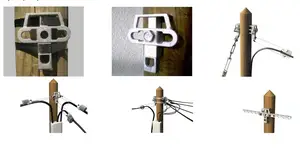 สายอุปกรณ์เสริมPole Hook Fix Clamp UPBอลูมิเนียมUniversal Poleสำหรับสายไฟเบอร์ออปติก