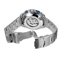 Montre automatique squelette mécanique en stock local aux États-Unis - MOQ 1 pièce, expédition rapide des États-Unis vers les États-Unis
