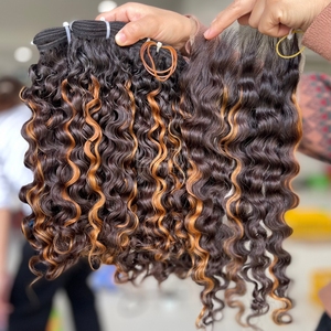 Extensions de cheveux humains vietnamiens de qualité supérieure, prix avantageux, cheveux raides naturels, couleur ombrée, ensemble de mèches avec fermeture 2025 - Product Image 1
