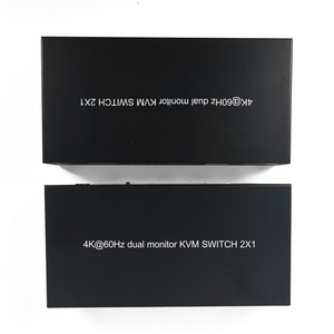 4K60 HDMI Chuyển Đổi 2X1 Với KVM Funtion USB 3.0 Màn Hình Kép 2 Cổng KVM Chuyển Đổi Hỗ Trợ 3D <span class=keywords><strong>Video</strong></span> - Product Image 4