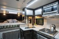 Baru Buatan Khusus Rv Geser Masuk untuk Mengambil Truk Taksi Di Atas Tempat Tidur Cabover Berkemah untuk Tempat Tidur Pendek Pickup Kecil Truk Setengah Ton dengan Slide