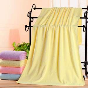 Serviette de plage douce en microfibre biologique 150G à motif EF, séchage rapide, très absorbante, 140x70cm, pour hôtel, vente en gros - Product Image 4