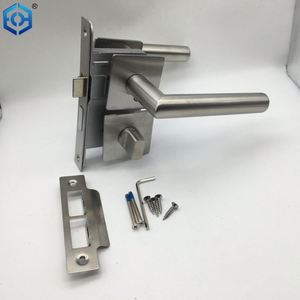 Poignée de porte en acier inoxydable COIN Rotatif à 90 degrés sur rosace magnétique ronde ou carrée avec WC - Product Image 2