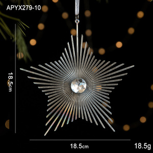 Giáng Sinh Năm Mới AB Màu Treo Giáng Sinh Mặt Dây Chuyền Acrylic Bông Tuyết Và Icicle Rõ Ràng Đồ Trang Trí Giáng Sinh Cây Giáng Sinh Mặt Dây Chuyền - Product Image 5