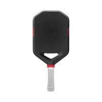 Raquette de pickleball en fibre de carbone double 3K+T700 co-marquée, prête à être expédiée en gros, pressée à chaud, 230g, 42x19x1.6cm, pour compétition professionnelle