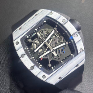 El Último Reloj Mecánico Automático de Alta Gama, <span class=keywords><strong>Serie</strong></span> Track, Material de Fibra de Carbono 061, Color Blanco, Más Vendido - Product Image 2