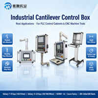 Caja de Control Cantilever con Pantalla Táctil CNC de 7 Pulgadas, Sistema de Suspensión para Máquinas Herramienta, Interfaz Hombre-Máquina