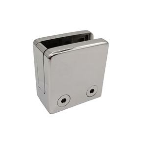 <strong>square</strong> Notch in Glass Clamp Balcony Staircase Railings Stainless Steel <strong>square</strong> Glass Clamp - Product Image 2