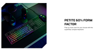 Alloy Origins 60 RGB Compact Ultra 60, bentuk faktor HyperX Mechanical Gaming Keyboard