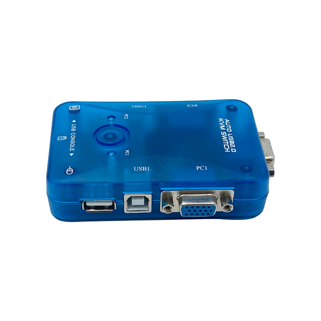 FJ-102UK FJGEAR Plug and Play 2 Port 2 in 1 Out AUTO VGA KVM SWITCH Support 1920*1440 USB2.0 Version VGA Kvm Switch