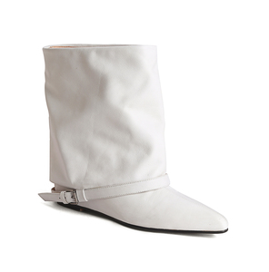 WETKISS <span class=keywords><strong>Stivaletti</strong></span> in Pelle da Donna <span class=keywords><strong>con</strong></span> Punta Affusolata e <span class=keywords><strong>Tacco</strong></span> <span class=keywords><strong>a</strong></span> <span class=keywords><strong>Zeppa</strong></span>, Neri, <span class=keywords><strong>con</strong></span> Cinturino e Fibbia - Product Image 2
