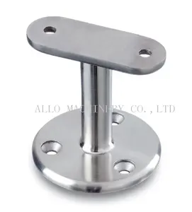 Railing Tube Top Support Stainless Steel Adjustable Saddle Support Handrail Bracket