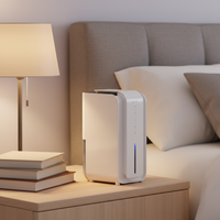 Dehumidifier Portabel Listrik 30L/Hari dengan Roda Besar dan Fungsi Pencairan Es Otomatis