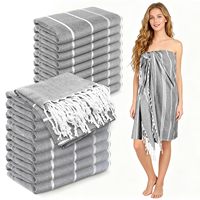 Turkish Beach Towels Bulk Set Quick Dry Lightweight Oversized Free Beach Bath Towels for Adult Kids Travel Pool Camping