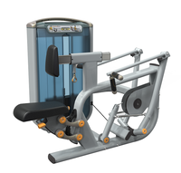 Máquina de remo comercial ajustable con carga de placas de acero para ejercicios de espalda y brazos, entrenamiento multifunción para gimnasio y fitness