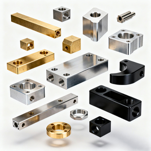 Productos para Automóviles, Aeroespacial, Piezas Pequeñas de Alta Precisión en Latón, Metal y Aluminio, Servicio Personalizado de Torneado y Fresado <span class=keywords><strong>CNC</strong></span> - Product Image 1