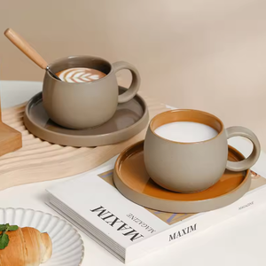 Taza de Cerámica Ecológica Hecha de Arcilla Natural, Libre de Plomo y BPA, con Acabado Glaseado, Precio Competitivo, Vajilla Sostenible para Cocina - Product Image 2