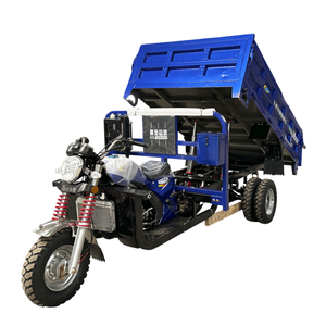 5 Wheel Tricycle <b>Gasoline</b> Powerful Engine 400CC Hydraulic Dump Truck Thickened Engineering for Waste & Sand Transport - Product Image 1