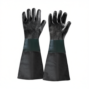 Fervi <b>PVC</b> Work <b>Gloves</b> Medium Durable Protection For Industrial Use - Product Image 2