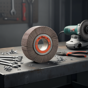 Meule abrasive à lamelles en corindon 165x50x54 mm avec trou, grain 120 - Product Image 3