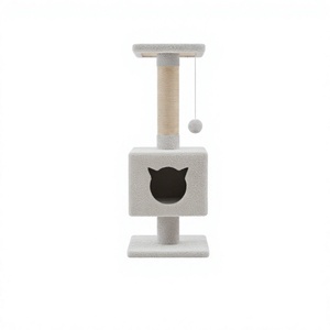 เสาข่วนแมวคุณภาพสูง Amistar Cozy Tower สำหรับแมวทุกสายพันธุ์และทุกขนาด - Product Image 1