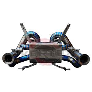 ระบบไอเสียแบบ Catback พร้อมวาล์วควบคุมทำจากไทเทเนียมอัลลอยด์  พร้อมแคทาไลติกคอนเวอร์เตอร์ ดาวน์ไปป์  สีฟ้าไหม้ สำหรับรถแลมโบกินี LP700 - Product Image 2