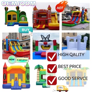 Nuevo diseño inflable Moonwalk Water Bounce House Bouncer Bouncy Castle Combo Jumping Commercial Bounce House para alquiler de fiestas - Product Image 4