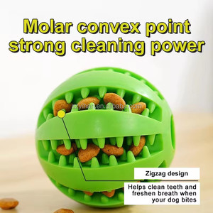 7CM giocattolo interattivo cane rotolamento lento alimentatore lento trattare Dispenser di masticare giocattoli per animali domestici palle per masticatori aggressivi cane e gatti - Product Image 2