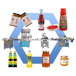 HNOC mesin botol 3 dalam 1, pasta makanan industri minyak dapat dimakan untuk Madu