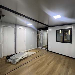 Muebles de Estructura de Acero Contemporáneos Personalizados y Opciones de Iluminación Disponibles para Casas Contenedor Expandibles de 20 y 40 pies - Product Image 2