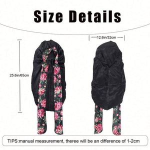 Beauty Design Satin <b>Bonnet</b> for Ladies-Long Hair Sleep Cap Adjustable Tie Daily Outdoor Use Fast Shipping Wholesale All Seasons - Product Image 4
