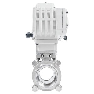 Sehfm Electric Ball Valve 4 In Flanged Thread Cut-Off Three-Piece Steam High-Temperature Control Valve Switch Type Water - Product Image 1