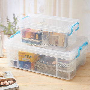 Grandes cajas de almacenamiento, cajas de plástico, cajas de almacenaje con tapa - Product Image 3