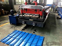 Machine de formage de tôles métalliques à grande vitesse Bangnuo Jiangyin, machine de fabrication de tuiles, contrôlée par PLC, pour acier coloré