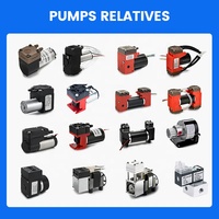Pompe à échantillonnage de gaz de laboratoire micro 500 ml/min, mini pompe à air à diaphragme 5V, moteur à courant continu sans balais, pompe à vide silencieuse sans huile