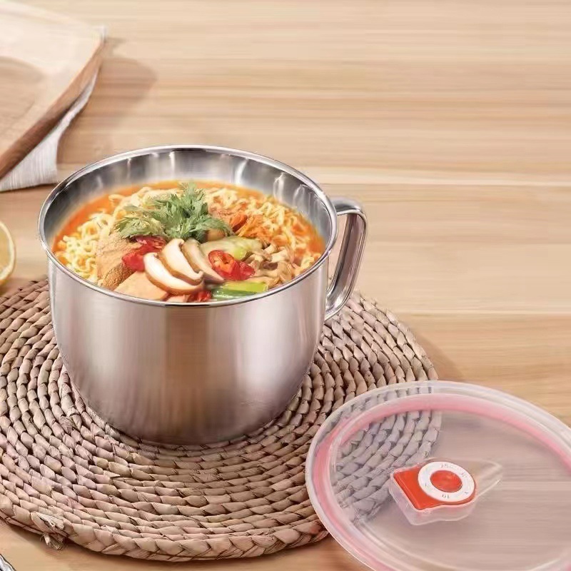 14cm instant noodle bowl with lid