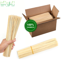 Brochettes jetables en bambou 20-30cm, qualité alimentaire, résistantes à la chaleur, vente en gros pour restaurants, grillades en extérieur, traiteur