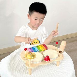 Cadeau d'anniversaire sûr pour bébé, xylophone coloré, instrument de musique, ensemble de tambours pour enfants, pour tout-petits - Product Image 2