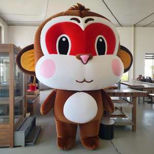 Shengye MOQ 1 pezzo adorabile Gorilla di peluche <span class=keywords><strong>scimmia</strong></span> animale <span class=keywords><strong>Costume</strong></span> <span class=keywords><strong>da</strong></span> tuta <span class=keywords><strong>da</strong></span> passeggio <span class=keywords><strong>scimmia</strong></span> mascotte <span class=keywords><strong>Costume</strong></span> per affari avverstring - Product Image 2