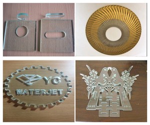 YCWJ cnc machine de <span class=keywords><strong>d</strong></span>écoupe au <span class=keywords><strong>jet</strong></span> <span class=keywords><strong>d</strong></span>'<span class=keywords><strong>eau</strong></span> à haute pression de prix en verre de coupe en métal - Product Image 6