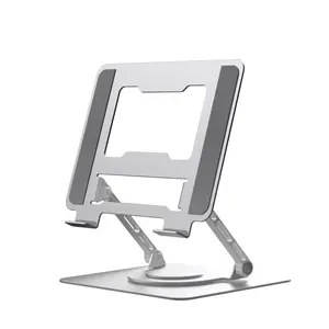 Offre Spéciale support ergonomique pour ordinateur portable, bureau réglable de 17 pouces, support pour ordinateur portable avec base rotative à 360